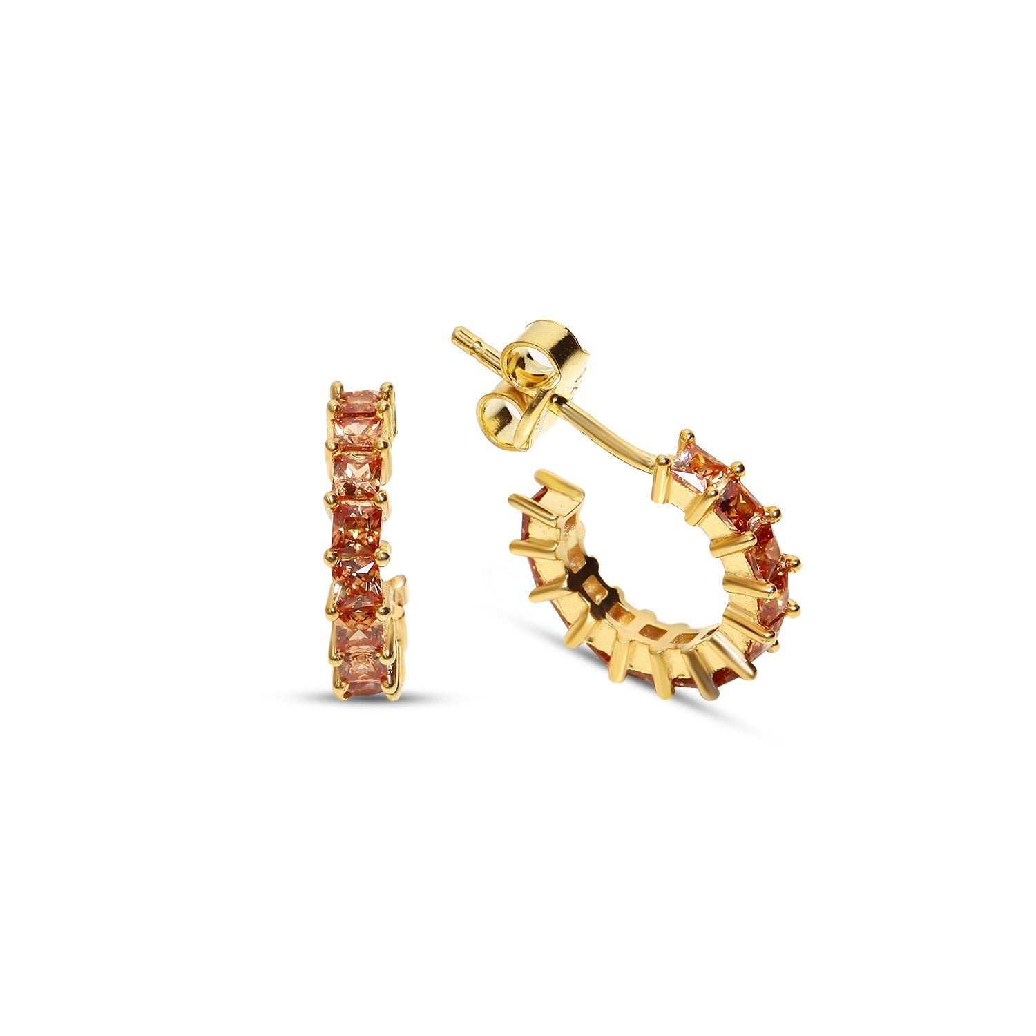 Soft Bloom Hoops