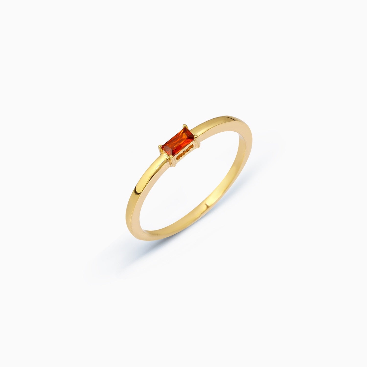 Amber Işıltısı Yüzüğü