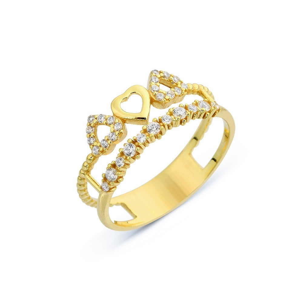 Heart Crown Yüzük